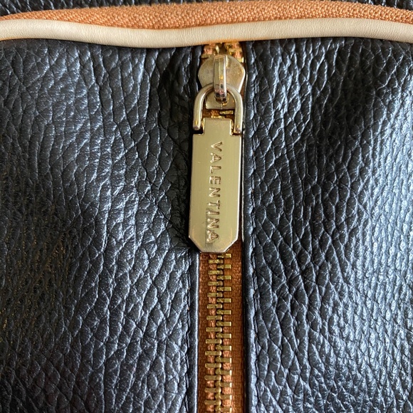 Valentina Genuine Pebbled Italian Sling Backpack/Shoulder Bag - Picture 2 of 9